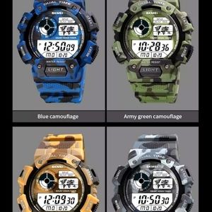 G-SHOCK STYLE TOP BRAND SKMEI, Sports Watch, LED Military Digital Watch